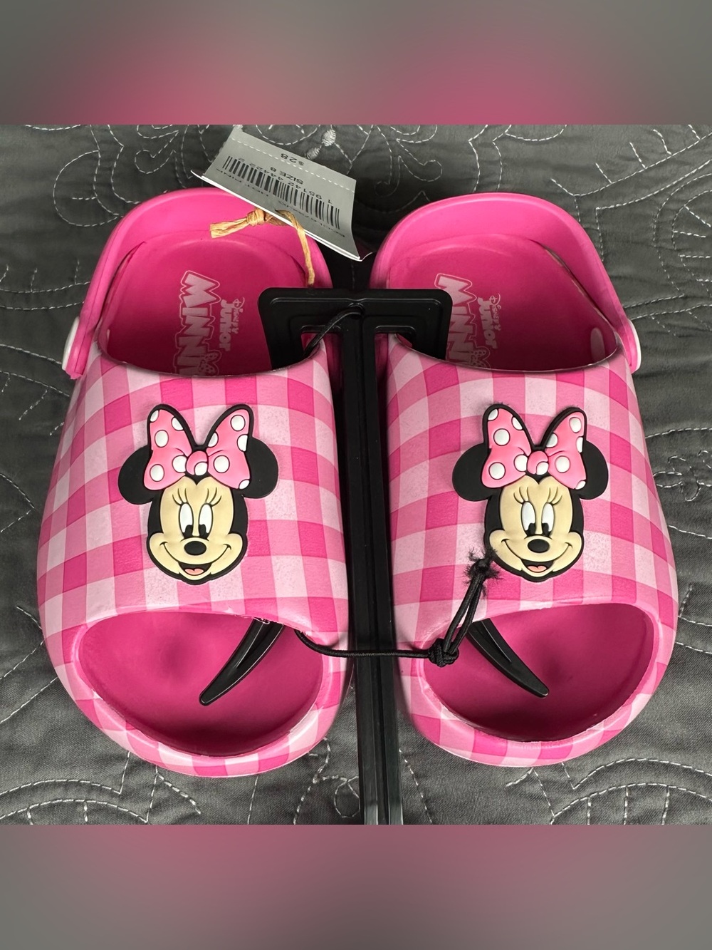 Disney Girls Pink Minnie Mouse Slide Sandals NWT Size Toddler 8